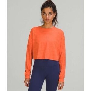 LULULEMON MUSCLE LOVE LONG SLEEVE TIGER MESH